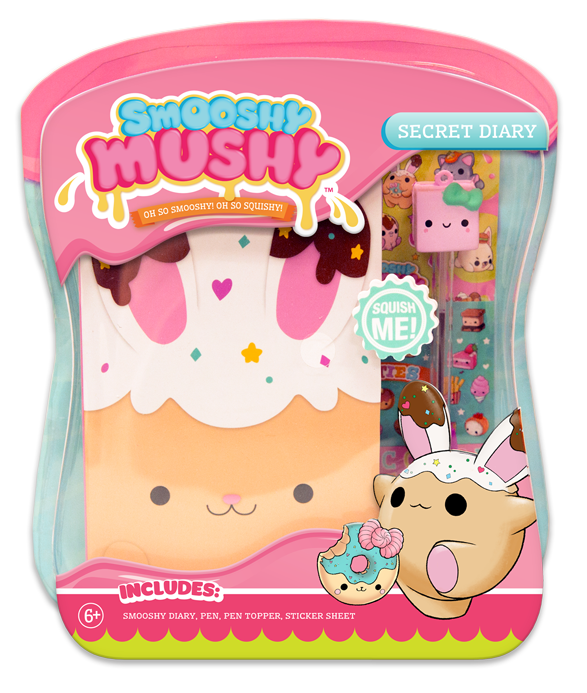 Buy Smooshy Mushy Secret Smooshy Bunny Diary by Horizon Group USA, Multi  Online at Low Prices in India 